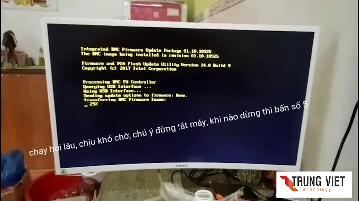 Huong dan update bios main server intel s1200