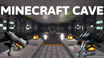 How 3 Youtubers Build up Inside of Minecraft Cave - Featuring Xavii and Chantiqo - ARK PvP