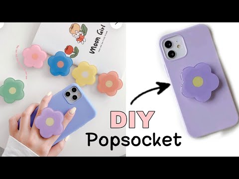 how to make popsocket for phone | cool mobile cover decoration | homemade popsocket