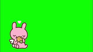 ✔️GREEN SCREEN EFFECTS: kawai ipink  bunny