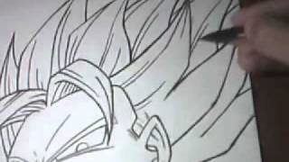 Desenhando Vegito ( Dragon Ball Z ) 