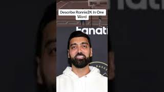 Celebrity Describe Ronnie 2K In One Word. #subscribemychannel #ronnie2k #nba2k #gaming #basketball #subscribe Net Worth