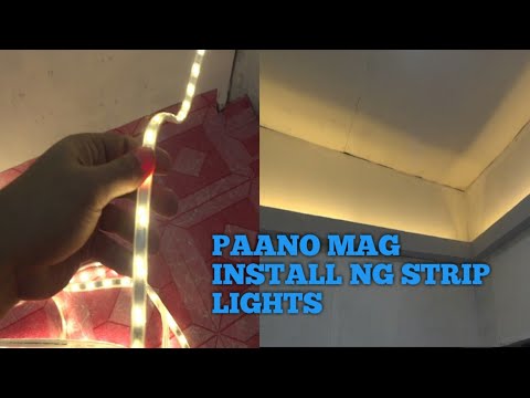 Video: Paano mo ikakabit ang mga LED na ilaw sa hagdan?