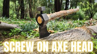 Screw on Axe/Tomahawk Head │ Never Worry About Broken Axe Handles Again!