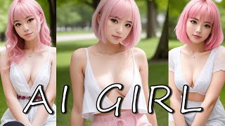 AI ART LOOKBOOK: PINK HAIR ASIAN GIRL COSPLAY