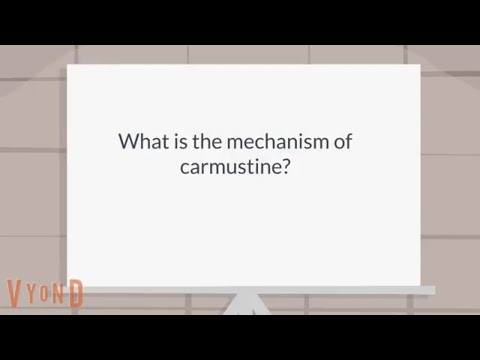 What is the mechanism of carmustine?