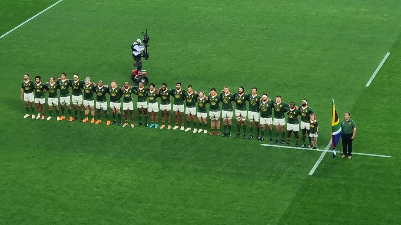 WATCH South African Anthem Sung Before Springboks vs New Zealand Rugby Match - SAPeople