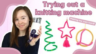 Trying Out A Knitting Machine | French knitting, icord, Prym knitting mill