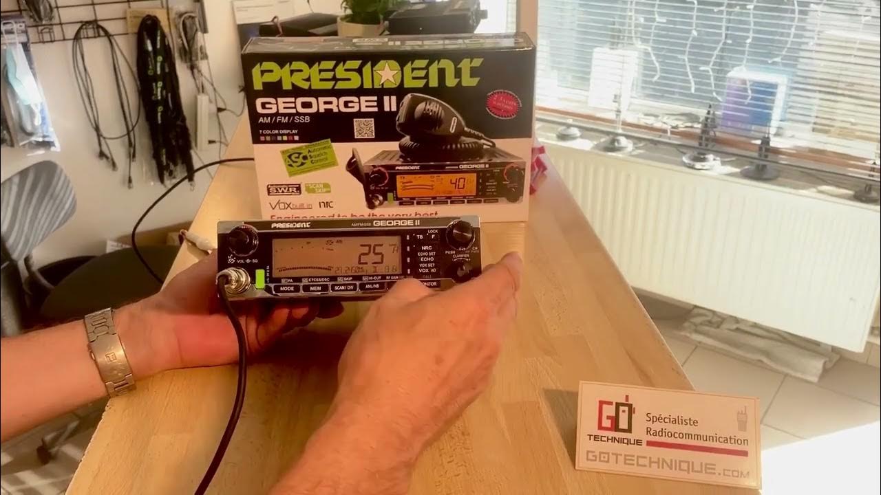 CB PRESIDENT II AM FM SSB Présentation GoTechnique YouTube