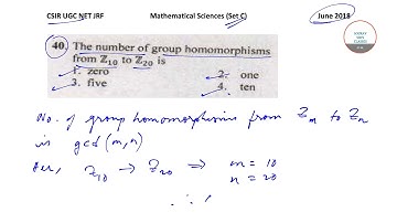 #QUESTION 40 #SET C #CSIR #UGC #NET #JUNE #2018 #MATHEMATICAL SCIENCES WITH SOLUTION 9836793076