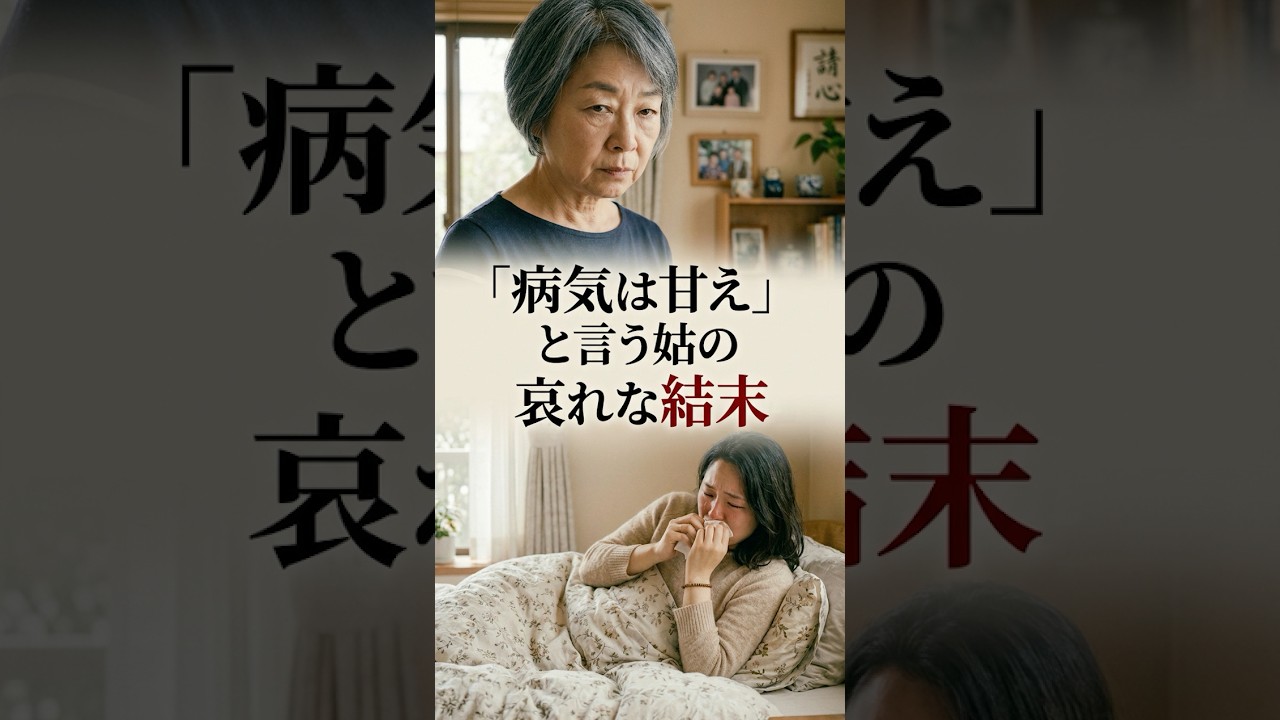 「病気は甘え」と言う姑の哀れな結末 #嫁姑 #嫁いびり #嫁姑問題 #ショートドラマ #スカッと