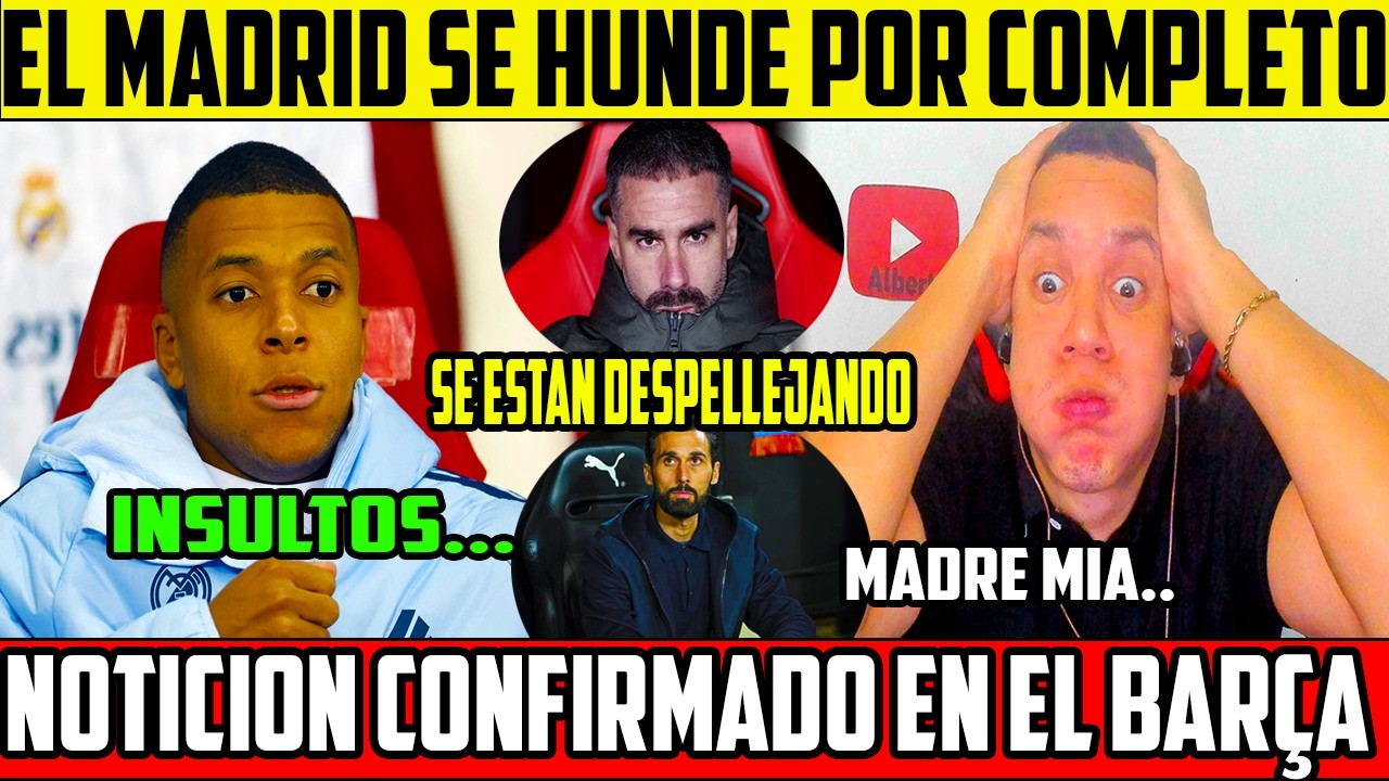 😳 EL MADRID SE HUNDE POR COMPLETO, NOTICION EN EL BARÇA, MBAPPE METIO ...