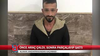 Önce Araç Çaldi, Sonra Parçalayip Satti
