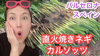 スペイン、カタルーニャで「カルソッツ」(焼きネギ)を食べよう！「カルソッツ」の食べ方。今シーズン最後の焼きネギ