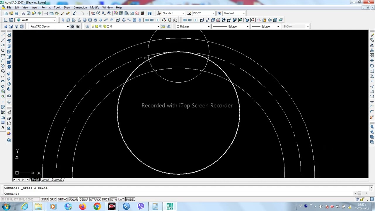 AutoCAD-رسم المسننات (الدشلي او التروس )