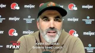Kevin Stefanski reacts to Browns rookie QB Shedeur Sanders’ preseason debut, place in competition