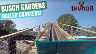 A Thrilling day at Busch Gardens Williamsburg: InvadR, Griffon, Alpengeist, Verbolten and more!