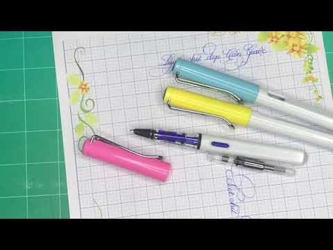 Video Bút máy có thể xoá được| Mẫu bút luyện viết tiện lợi... - youtube