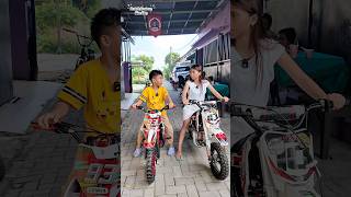 Motor trail Alvaro main engkol susah hidup #keripikkentangmasboy #trending #comedy