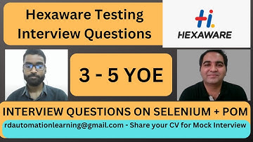 Hexaware Testing Interview Questions | Hexaware Testing Interview Q&A