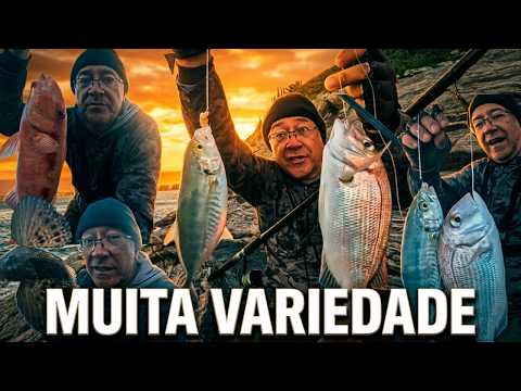 Miniatura do vídeo: 19/07/2026 SÓ DUBLE! Rock Fishing em Cabo Frio - Pescaria com muita Variedade de peixes