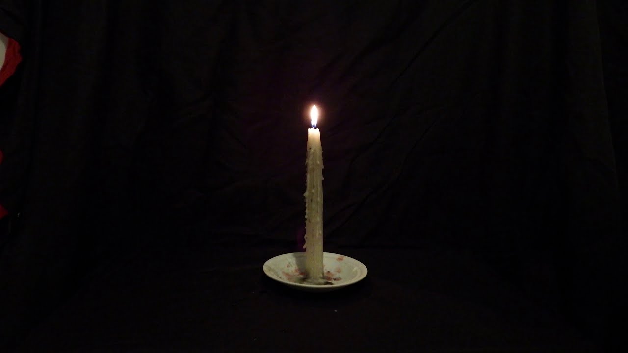 Melting candle experiment 1 YouTube