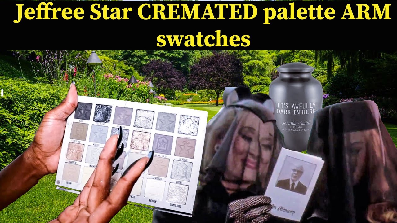 Jeffree Star "Cremated" swatch on dark skin-1st try
