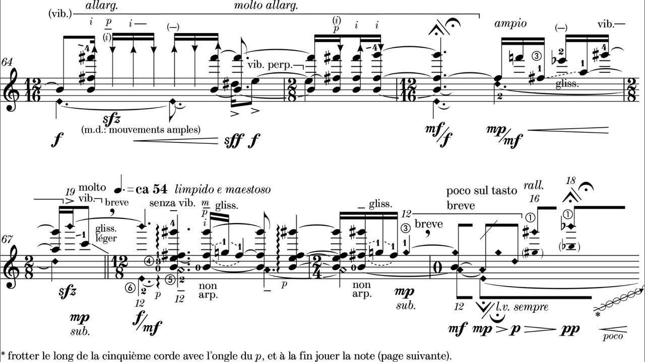 Eric Pénicaud - Puis le Rayon Vert... for Guitar (2011) [Score-Video]