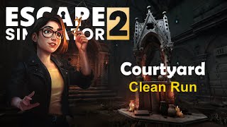 Escape Simulator 2 - How to Solve Courtyard | Walkthrough