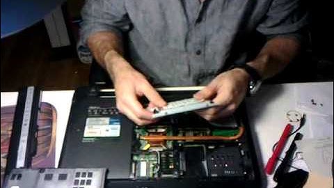 How to replace the hard disk on the Asus A52J