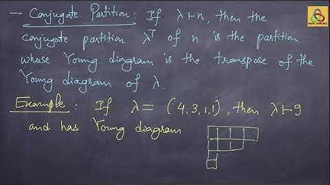 Representations of finite groups  Lecture 20 Partition function and Young diagrams