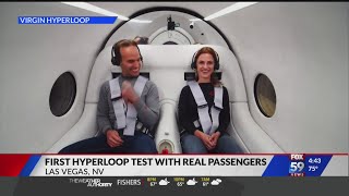 Famous First hyperloop test with real passengers Profile