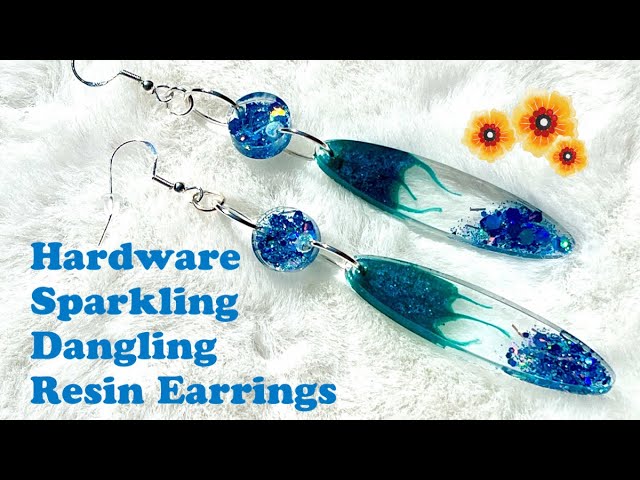 Hardware Sparkling Dangling Resin Earrings Part 2 