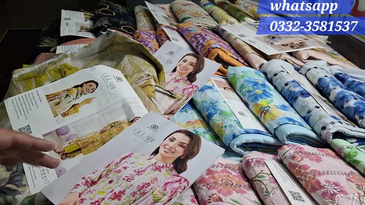 TIMELESS🩷✨️ADDITION BY BRENISH FABRICS GULABI CHIKANKARI LAWN SHIRTS EMBROIDERY DUPATTA DYED TROUSER