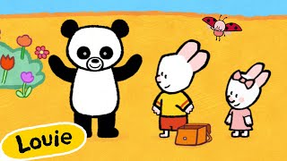 Louie, Desenhe Me Louie, Desenhe Um Panda Para Mim Desenho Animado Para Crianças