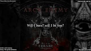 ARCH ENEMY - THE GREAT DARKNESS (LYRICS ON SCREEN)