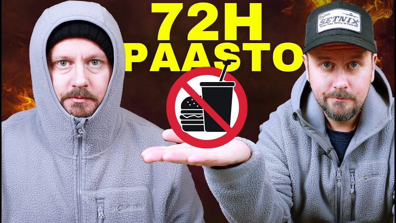 Olin 72H PAASTOLLA! - Mitä Mulle Tapahtui!? 🍽️ ❌🍔
