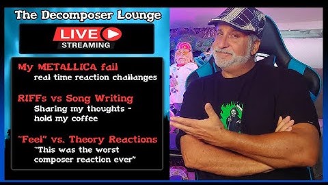First Live Stream :) Reaction Fails, Riff Salad vs. Song Song Writing