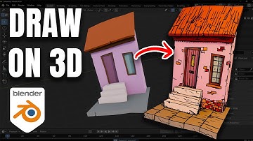 Draw on 3D Objects in Blender with Grease Pencil (Quick Start Tutorial)