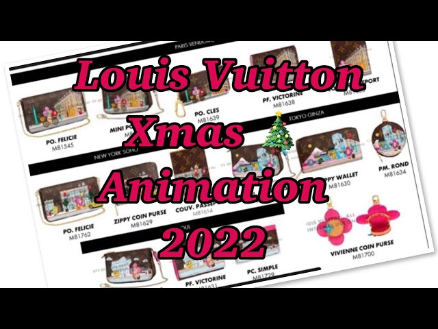 14” x 10” Louis Vuitton Holiday Christmas 2022 Checkered Paper