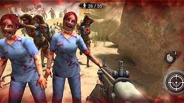 Zombie Hunter D-Day2 | Chapter 3-1 Zombie Gun Shooting games