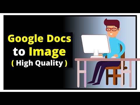 How to convert Google Docs to Image - ( JPG / JPEG )