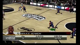 ESPN NBA 2K4 Spurs vs Nets