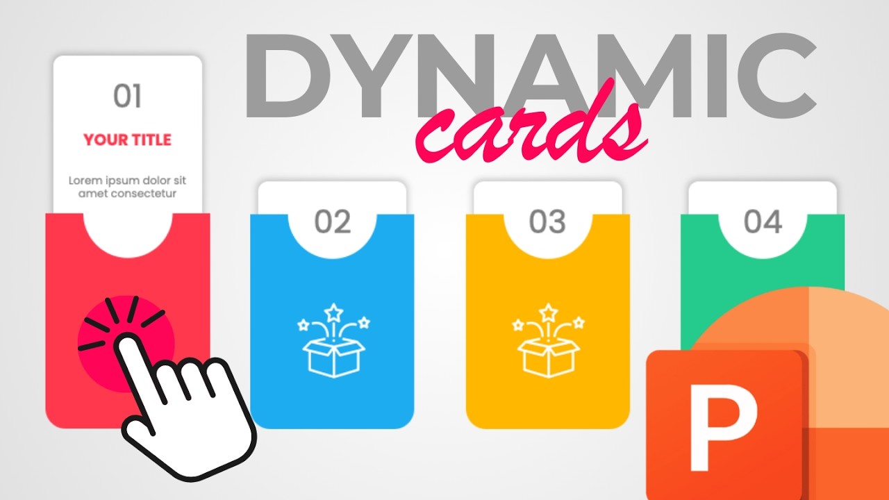 How to Make Interactive Cards in PowerPoint - EASY Tutorial