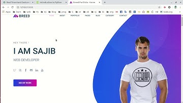 Personal Portfolio Website using Python and Django