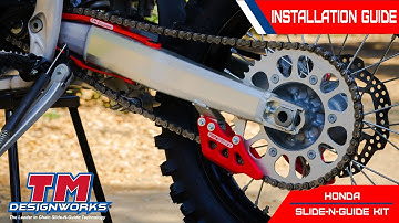 TM Designworks Slide-N-Guide Kit | How-To Install | 2022 Honda CRF250RX