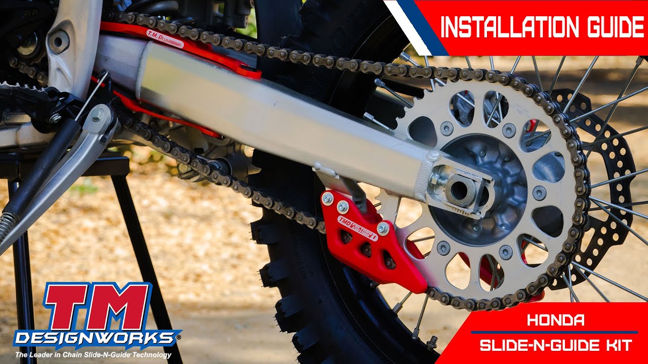 TM Designworks Slide-N-Guide Kit | How-To Install | 2022 Honda CRF250RX