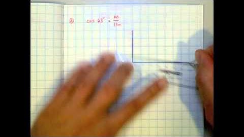 Drawing A Triangle Given a Trig Ratio