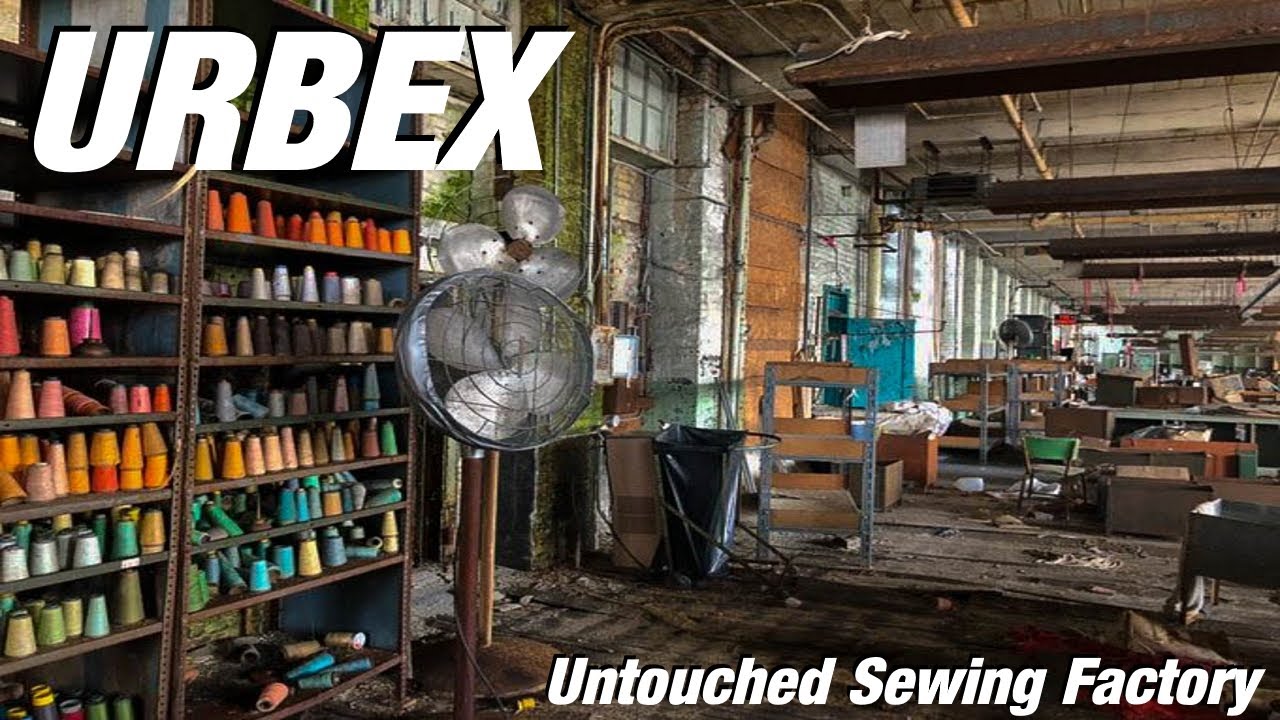 ABANDONED Untouched Vintage Sewing Factory With EVERYTHING Still Inside