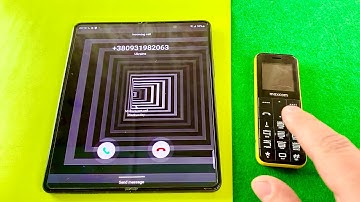 Z Fold 3 vs MM111 Incoming call & outgoing call (Samsung Galaxy vs Maxcom)